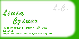 livia czimer business card